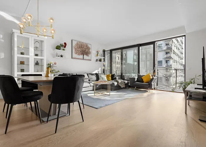 Spacious Modern 2Br Apartment At Central Oslo Barcode